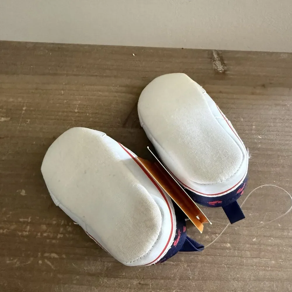 NWT Vintage Kids Gymboree Crab Slip-ON Shoes Size 3-6 Months